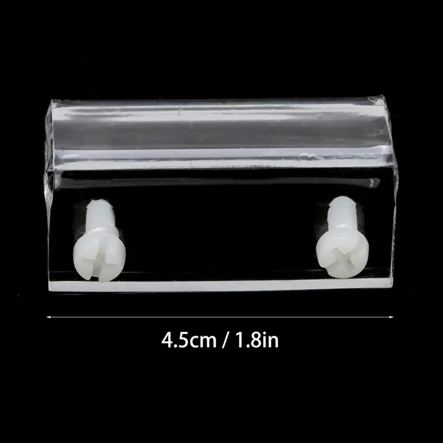 4PCS Acrylic Fish Tank Cover Holder Clear Clip Holder Support Bracket Clamp Support Frame Aquarium Accessories