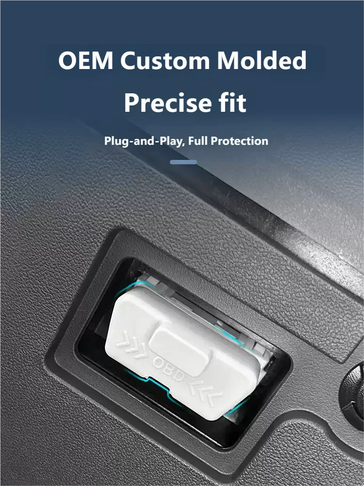 

For XPENG P7+ 2025 2026 OBD Protective Cover Door Lock Cover Waterproof Silicone OBD Interface Protective Sleeve Car Accessories