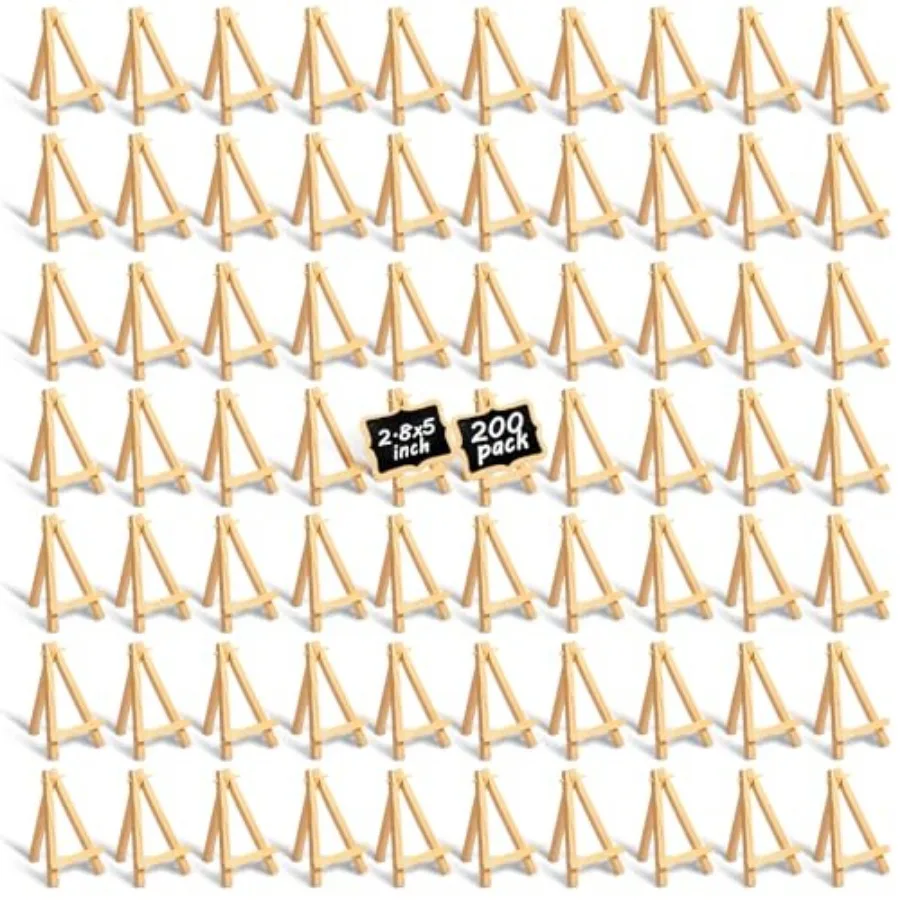 

Миниатюрные деревянные мольберты-подставки для холстов, маленькие деревянные мольберты-треноги для демонстрации произведений искусства и рукоделия, настольные держатели для художников и ремесленников