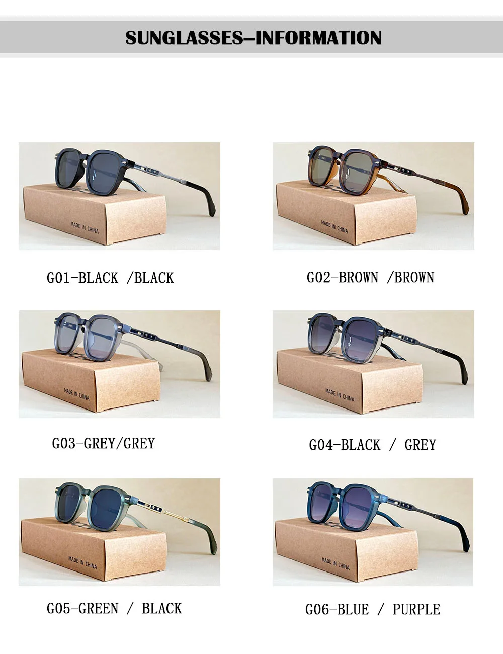 2025, Sonnenbrille Männer Vintage Sonnenbrille Frauen Retro Mode Gläser Urlaub Luxe Femme Lunette Soleil Femme Gafas De Sol Hombre – Detail 17