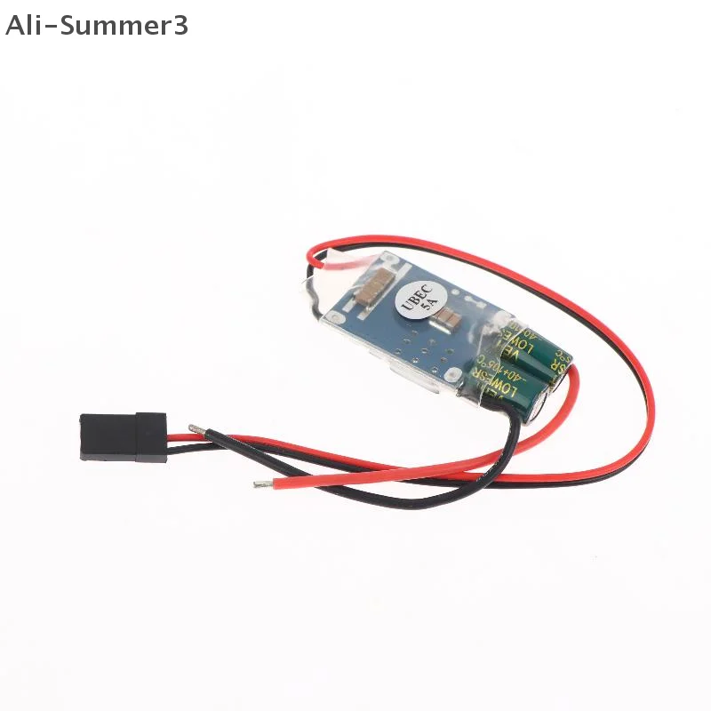 Receptor de Dron RC, fuente de alimentación externa UBEC-5A 2-7S BEC, regulador de interruptor antiinterferencias de protección completa de ruido RF más bajo