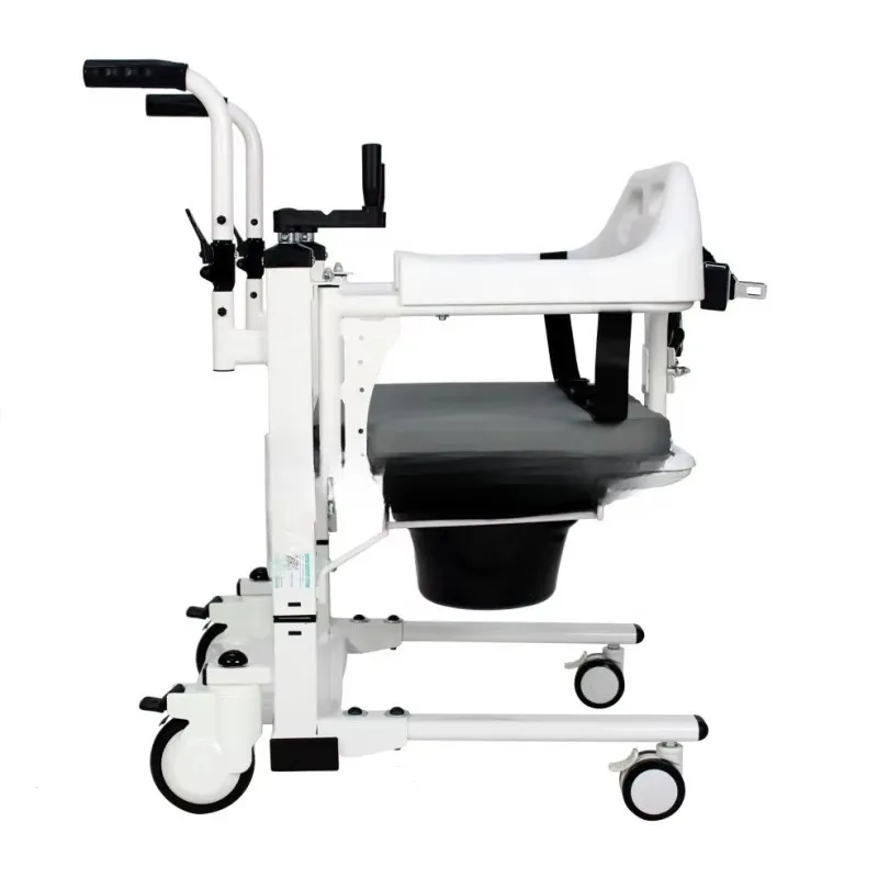

Mobile toilet transfer wheelchair patient disabled elevator transport chair