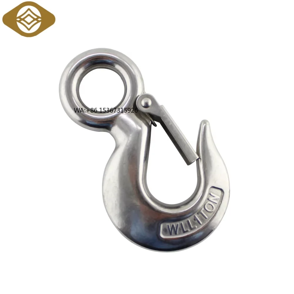 

Steel Drop-Forged Eye Hoist Hook with Latch High Quality Product in the Hooks Category
