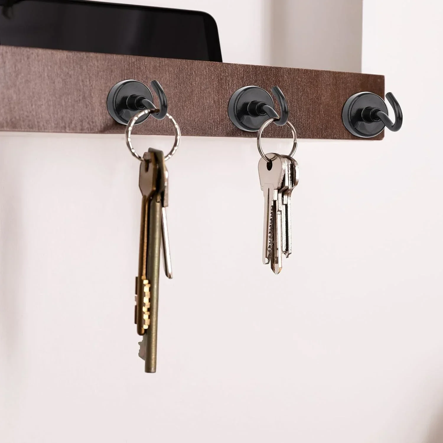 10/1PCS Strong Magnetic Hooks Punch-Free Wall Magnet Hook for Keys Coat Hanging Hanger Kitchen Fridge Bathroom Office Organizer