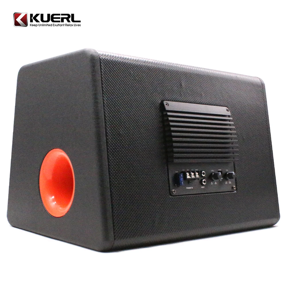High Performance Car Active Full Audio Sound Subwoofer Box Portable 10 Inch Trapezoid Auto Subwoofer