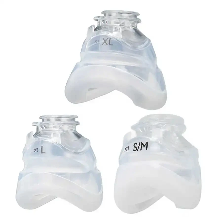 CAPA Silicone Anti-snoring Ventilator Nasal Cushion Apnea Respirator Nose Pad Breathing Machine Accessory Sleep Aid S/M/L/XL