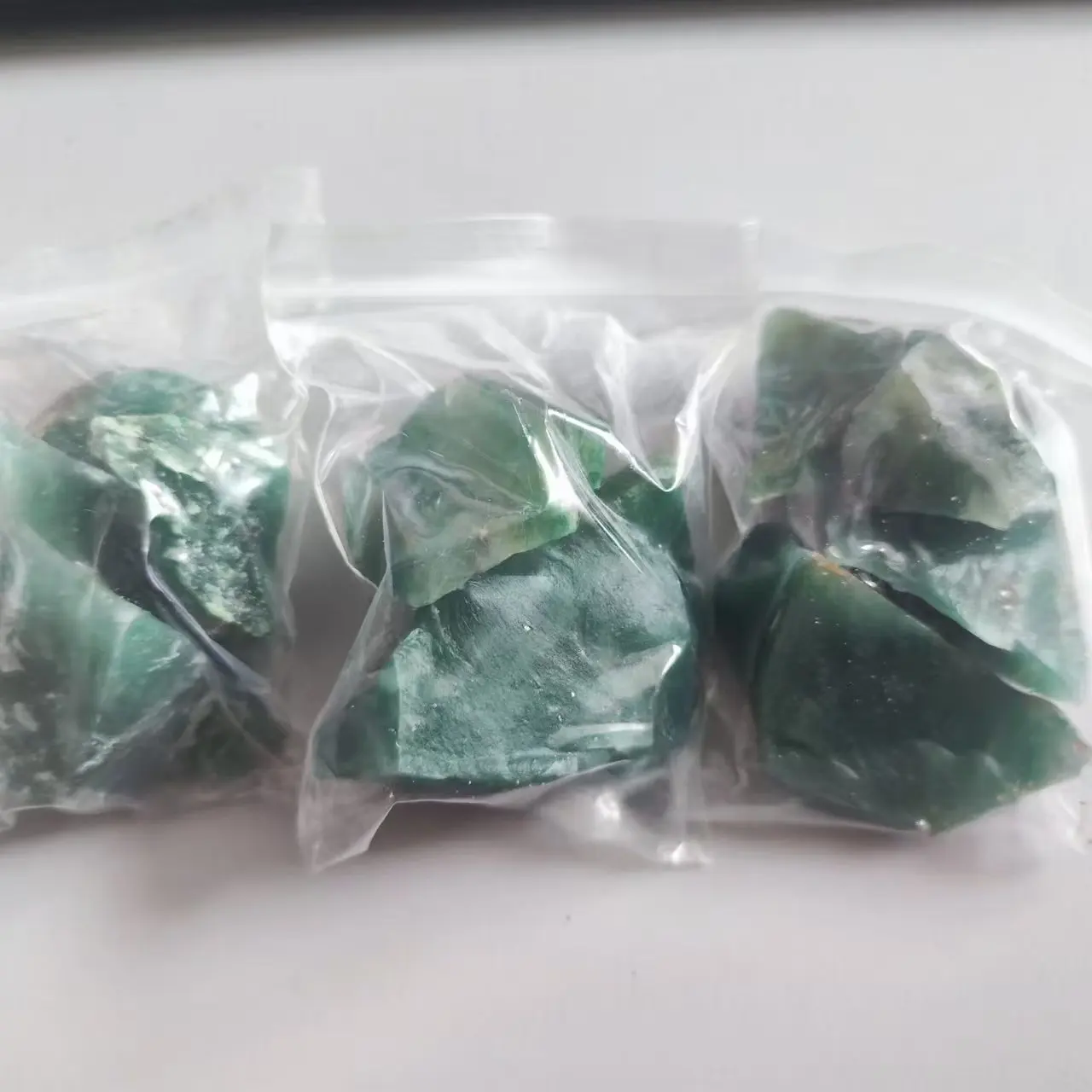 Dulong Jade Stone Precious Treasure from Natural Green Jadeite Stone Mineral Specimens Crystal Stone Home Decoration Stone