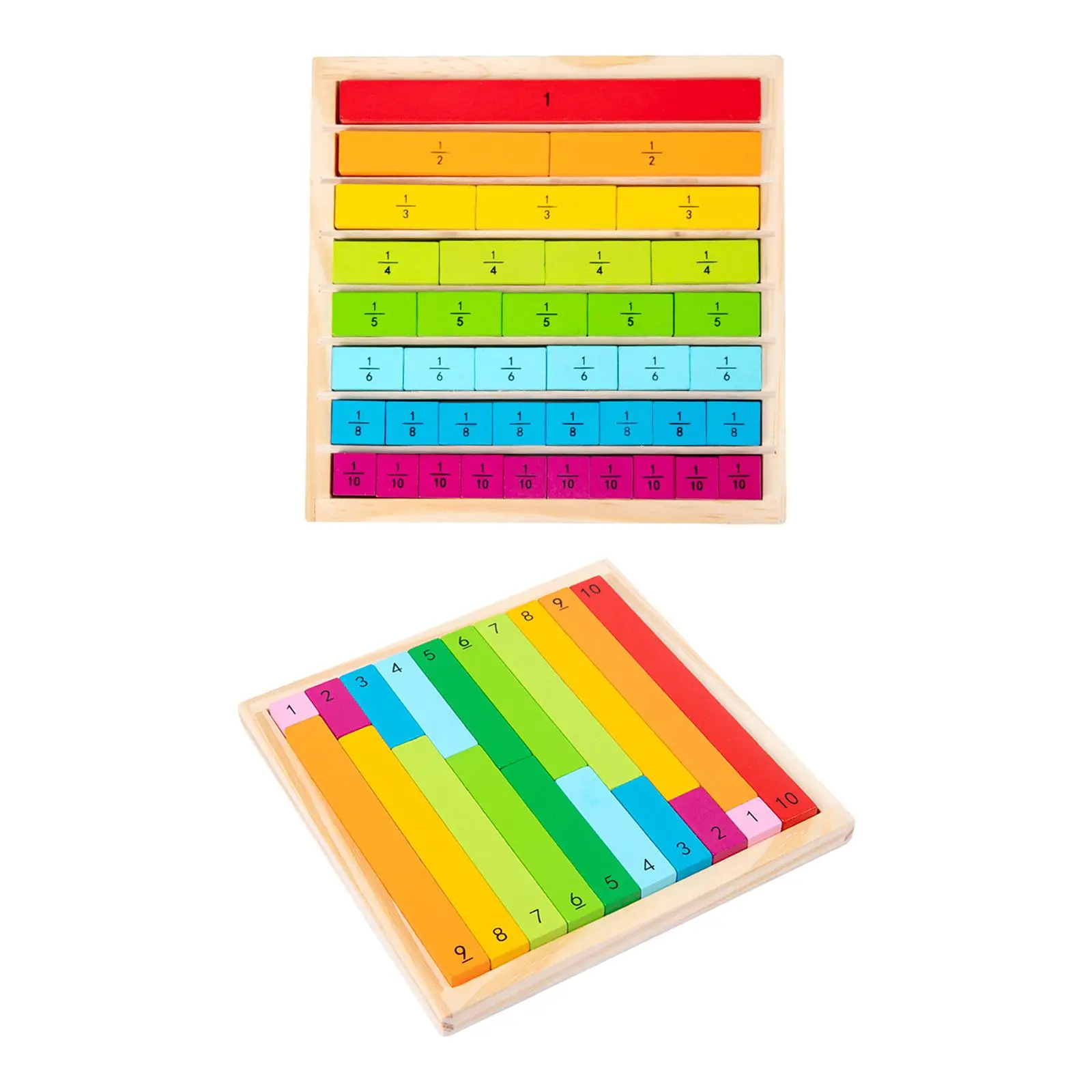 Number Learning Rods Montessori Counting Toy for Home Schools Kindergarten