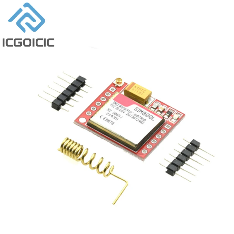 SIM800L GPRS GSM Module Micro SIM Card Core Quad-band TTL Serial Port Antenna PCB Wireless WIFI Board For Smart Phone