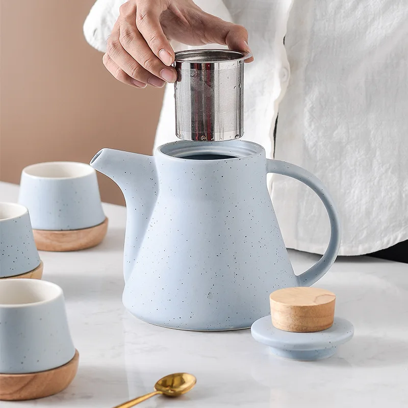 TANGPIN Nordic Ceramic Tea Set With Gift Box