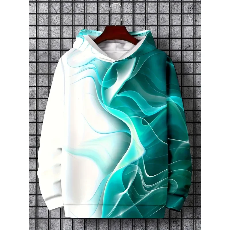 Pearson Selection Men's 3D Hooded Sweater Top Casual Pullover Sweatshirt Fashion Streetwear Long Sleeve Warm Winter Tops 2026