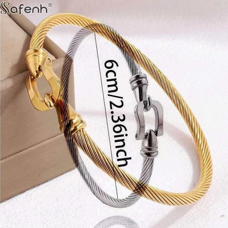 الذهب اللون الفولاذ المقاوم للصدأ القلب قلادة سحر الإسورة أساور للرجال النساء المجوهرات هدية زوجين سوار الفولاذ المقاوم للصدأ