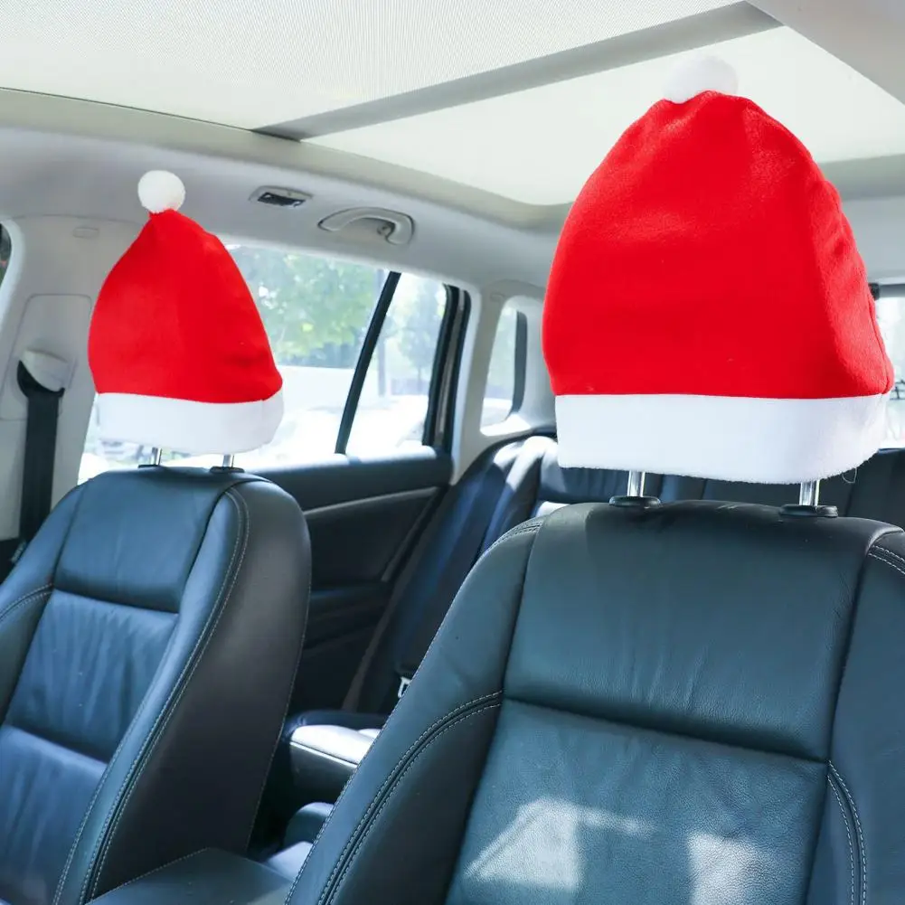 Cute Car Seat Hat  Decorative Reusable Christmas Car Hat  Washable Thicken Car Seat Hat