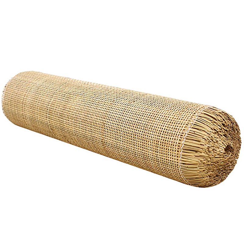 Natural Hand-woven Square Rattan Rolls Real Rattan Mesh Furniture Repair Material Chair Back Table Cabinet Door DIY Making Tools