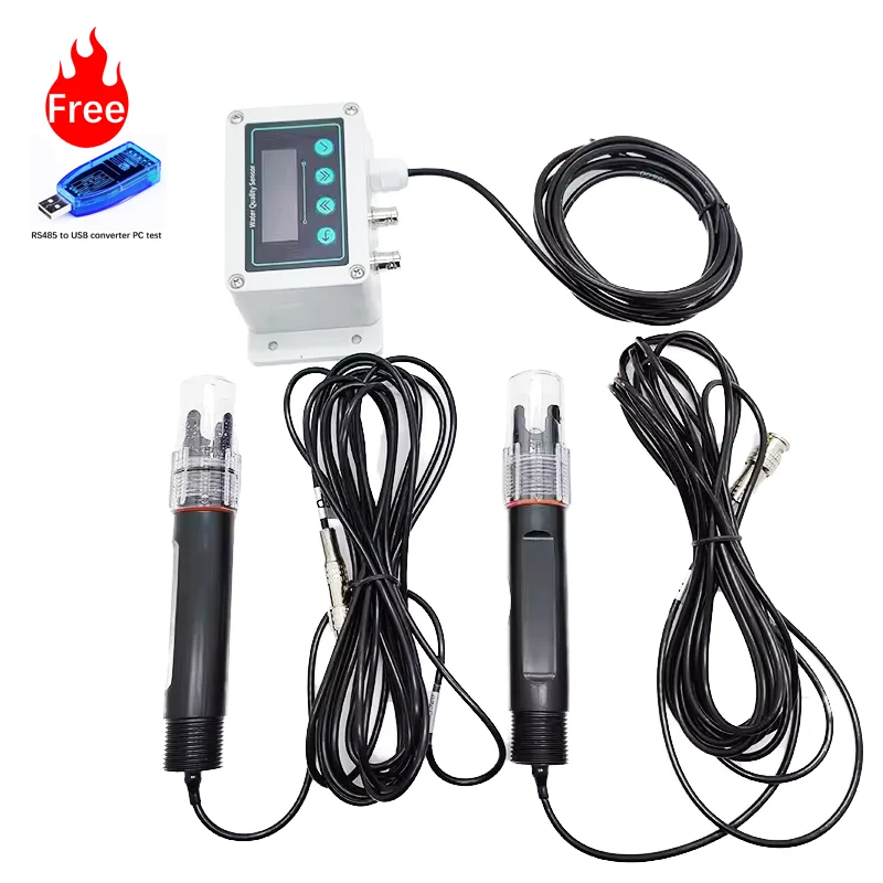 High Precision Portable 100 trillion High Stability RS485 PH ORP Temperature 3 in 1 Water Quality Sensor