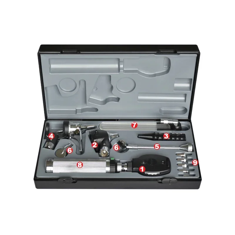 Portable Ent Instrument Otoscope Opthalmoscope Diagnostic Set Ent Instrument Hot sale in 2025