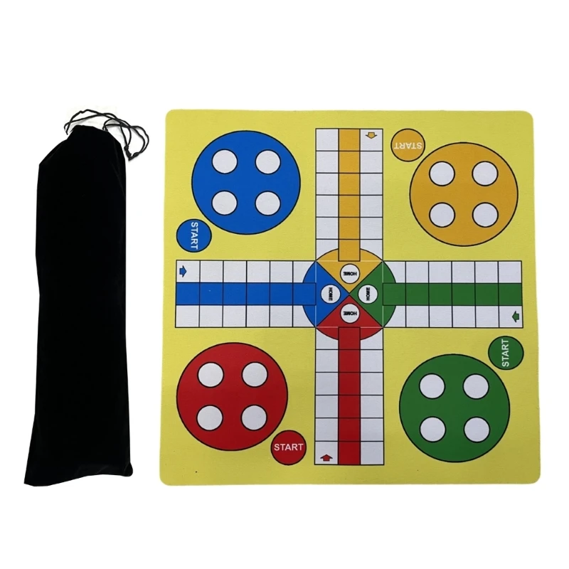 

Vibrant Flying Chess Set On 35cm Mouse Pad Board For Group Activity