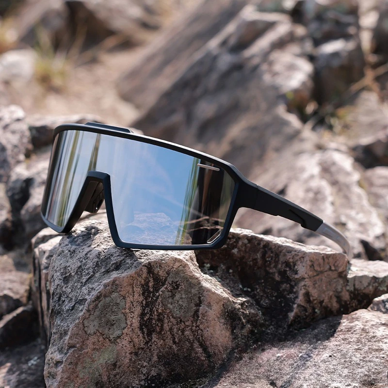 2 قطعة نظارات ركوب الدراجات كبيرة الحجم للرجال دراجة نارية يندبروف طلاء ملون النظارات الشمسية نظارات رياضية خارجية UV400