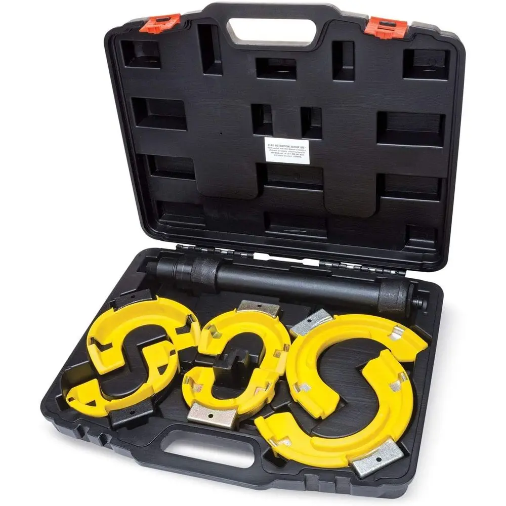 

Eastwood Macpherson Interchangeable Fork Strut Coil Spring Compressor Extractor Tool Set Style