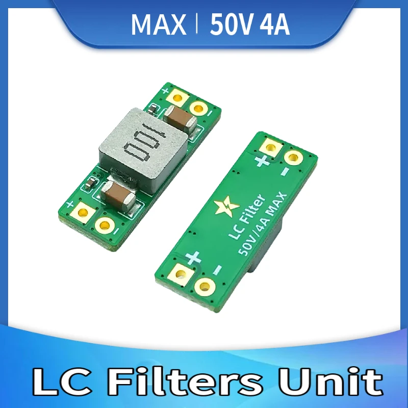 

2~4 шт. LC-фильтр 5~30В/3А/Шумоподавление/Улучшение качества изображения/Подавление помех ESC, для радиоуправляемых моделей/дронов SE-LC0450