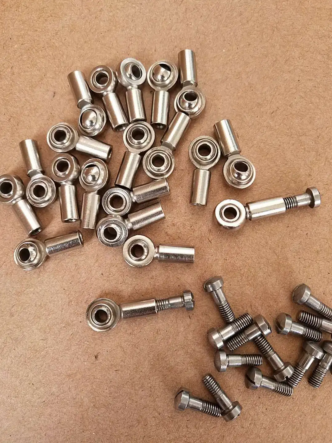 

50Pcs Flat Key Bass Horn Cardan Shaft+50Pca Screw Ball Hole 3mm