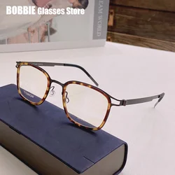 Denmark Brand Glasses Frame Men 9912 Retro Business Screwless Ultra-light Myopia Eyeglasses Woman Eyewear Optic Reading Lens New