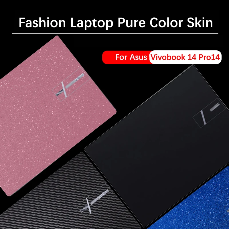 Fashion Laptop Pure Color Skin for ASUS Vivobook 14 Pro14 K6400Z X1405V S5406S S3407C 2024/14 AI 2025 X1407C/360 TP3402Z 2022