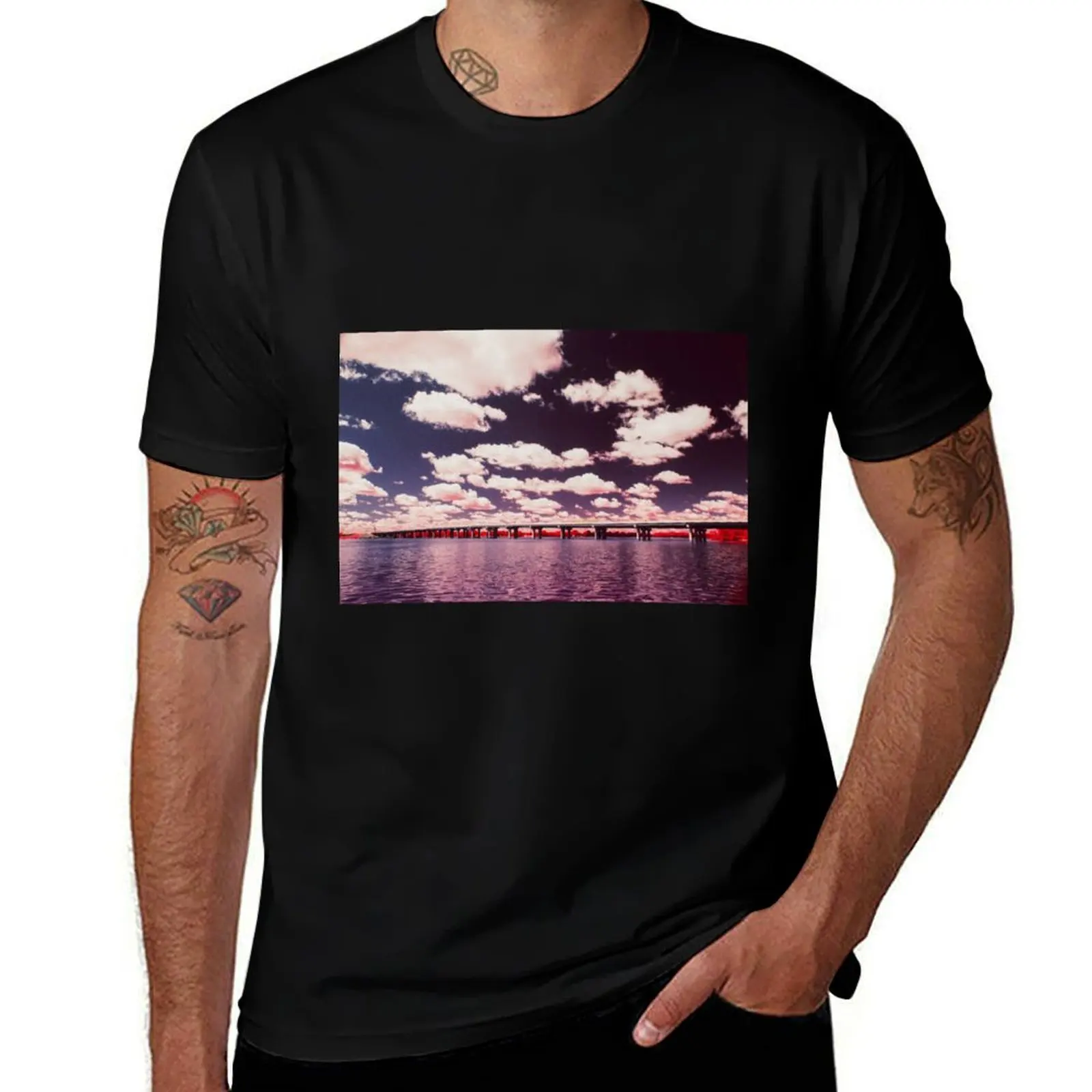 Roland J Kampo T-Shirt Basic Crew Neck Short Sleeve Top T-Shirt