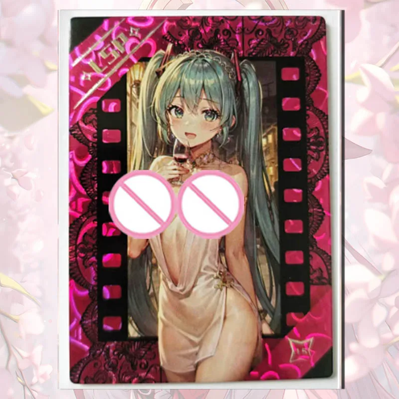Goddess Story Private girl LSP Thermal Card Hatsune Miku Ganyu Yelan Lumine Eula boy Toy collection Birthday Christmas gifts