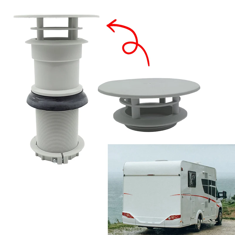 For Truma Space Heater Roof Cowl Flue Outlet Replacement For Caravan Motorhome Accessories 30010-20900 RV Space Air Outlet Cover