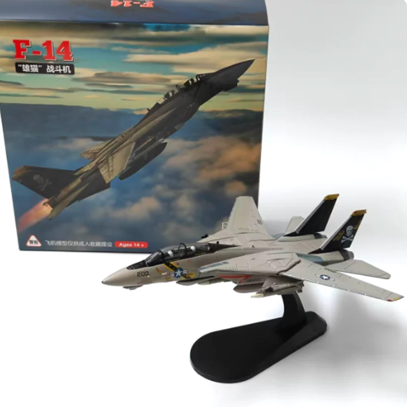 

WLTK литой под давлением 1:100 F14 F-14 VF-84 истребитель из сплава, модель самолета для коллекции, игрушки, подарки, сувениры
