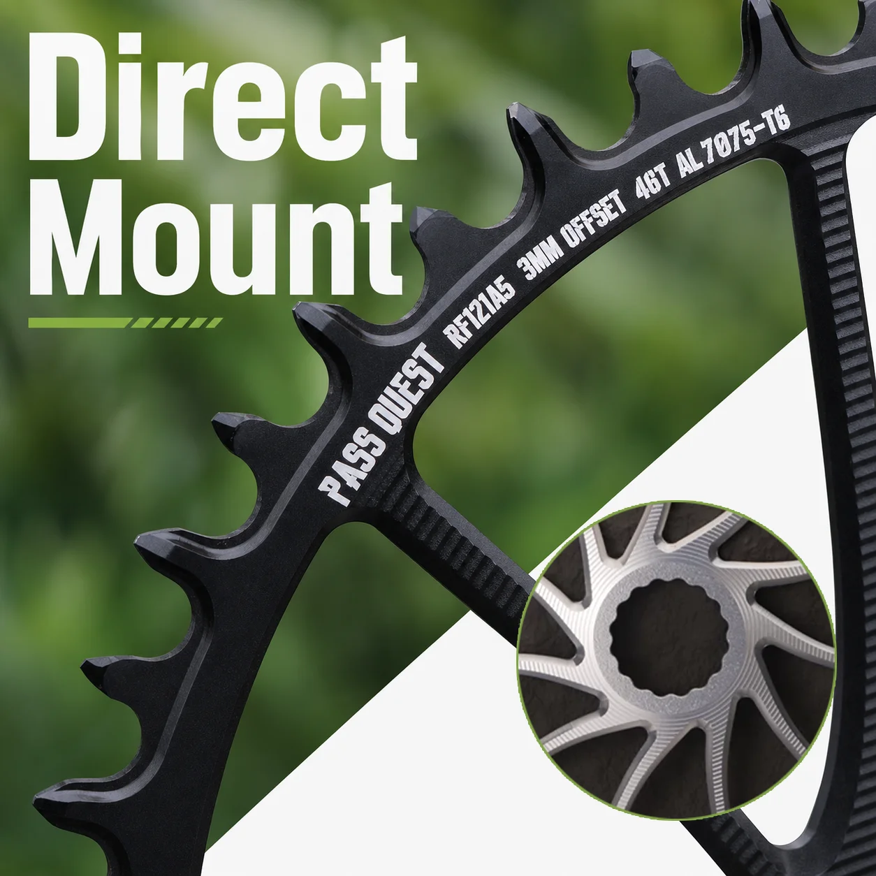 3mm Offset Chainring For Raceface Easton Chainring For Sram Axs 12 Speed Chainring 40t 42t 44t 46 48t 50t 52 54t Mtb Crown - view 4