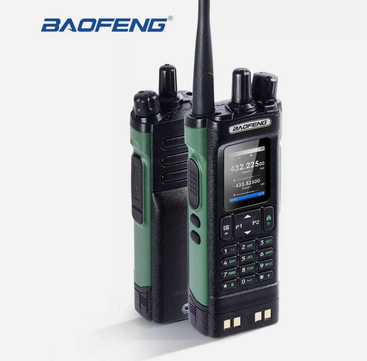 BAOFENG UV32 Amateur Walkie Talkie USB Typ C Luftfahrt Radio GPS Bluetooth APP