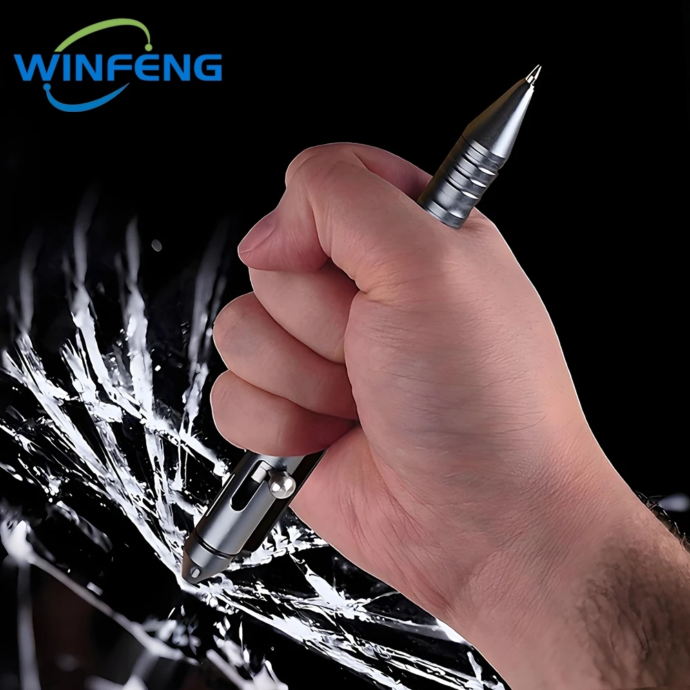 Multipurpose Self Defense Tactical Ballpoint Pen Aluminum Alloy Gel Ink Pen For School Office Stationery Supplies