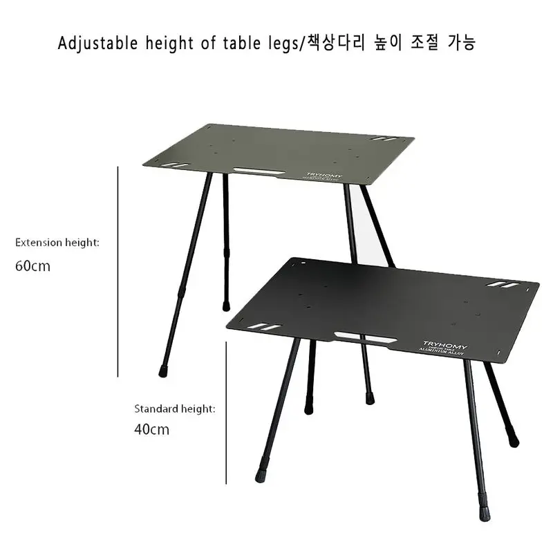 Camping IGT Table Set 2.5mm Aluminum Alloy Folding Table With Carrying Bag Lightweight Outdoor Desk Picnic Tactical IGT Table