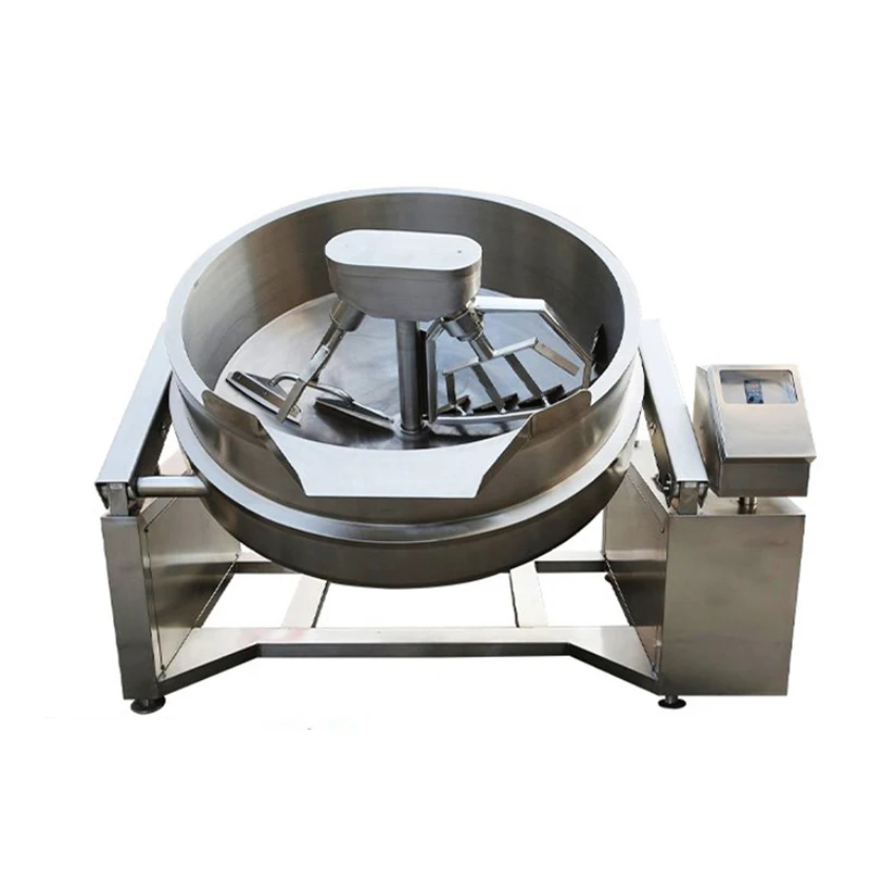 

Industrial Tilting 300 Liters Cooking Pot Gas Electric Steam Heating Food Cooking Machine