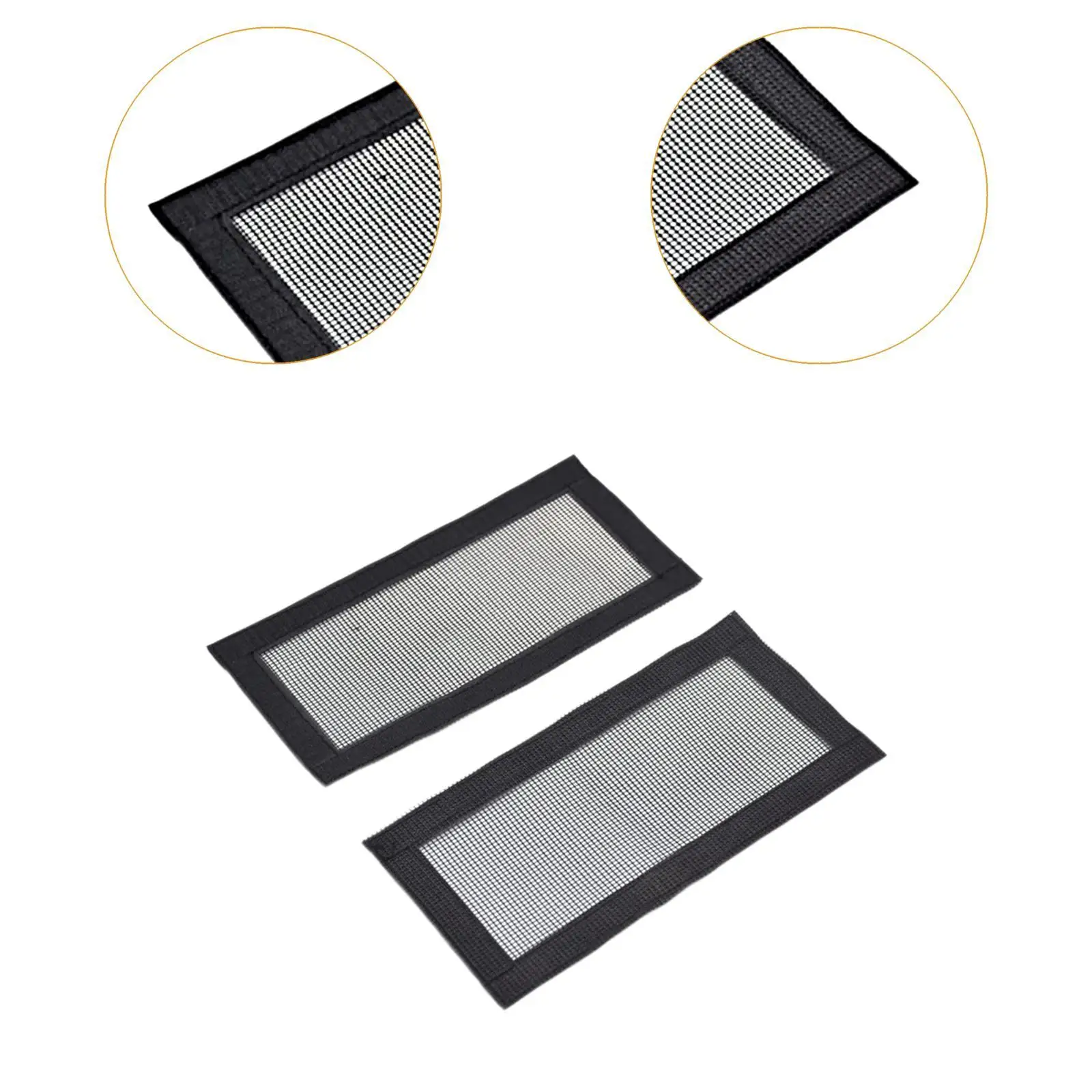 2Pcs Air Outlet Anti Blocking Mesh Grilles Protector, Replacement Car Under Seat Air Vent Cover for Tesla Ventilation Grille - view 2