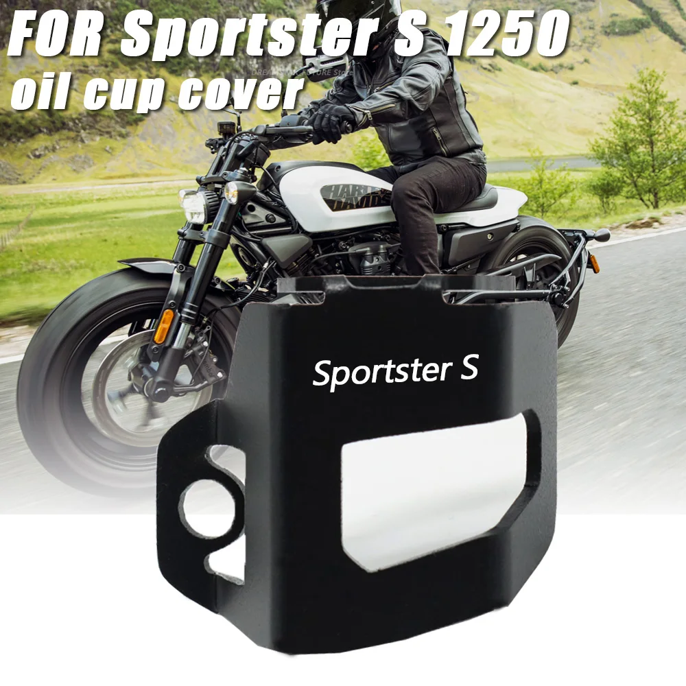 New Motorcycle oil cup CNC aluminum protective cover For Harley Sportster S 1250 RH1250 RH 1250 2021 2022