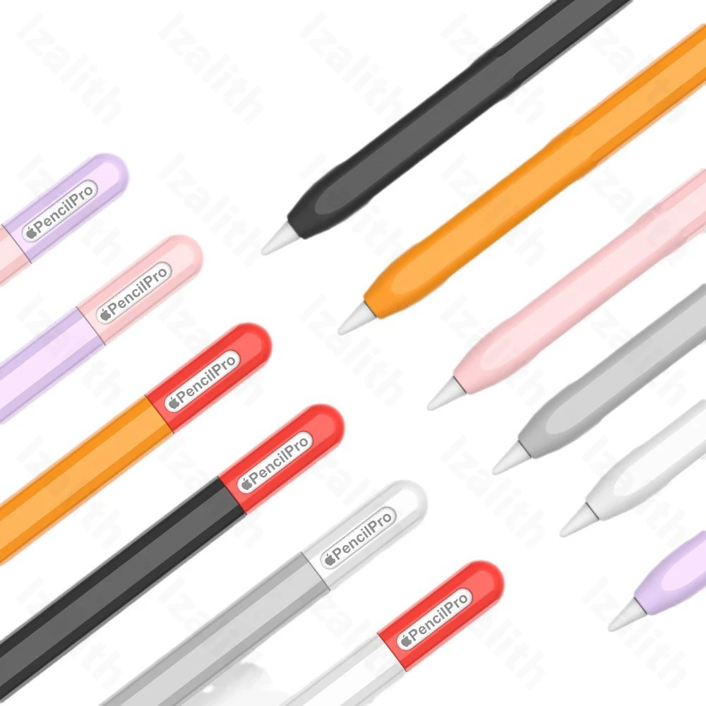Piórnik do Apple Pencil Pro Dopasowany kolorystycznie miękki silikonowy ultracienki pokrowiec ochronny na iPada Pencil Pro — zdjęcie 6