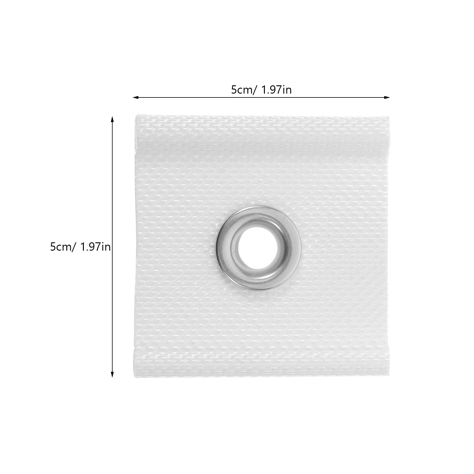 10Pcs Rv Awning Eyelet Fastener Tool PVC Coated for Piping Rails Secure Stable Connection Easy Installation Camping Tent Canopy