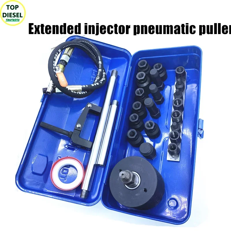 Lengthen Rod Type Injector Pneumatic Puller Remove Repair Tool Sets 1000NM Air Source 0.5-0.8bars