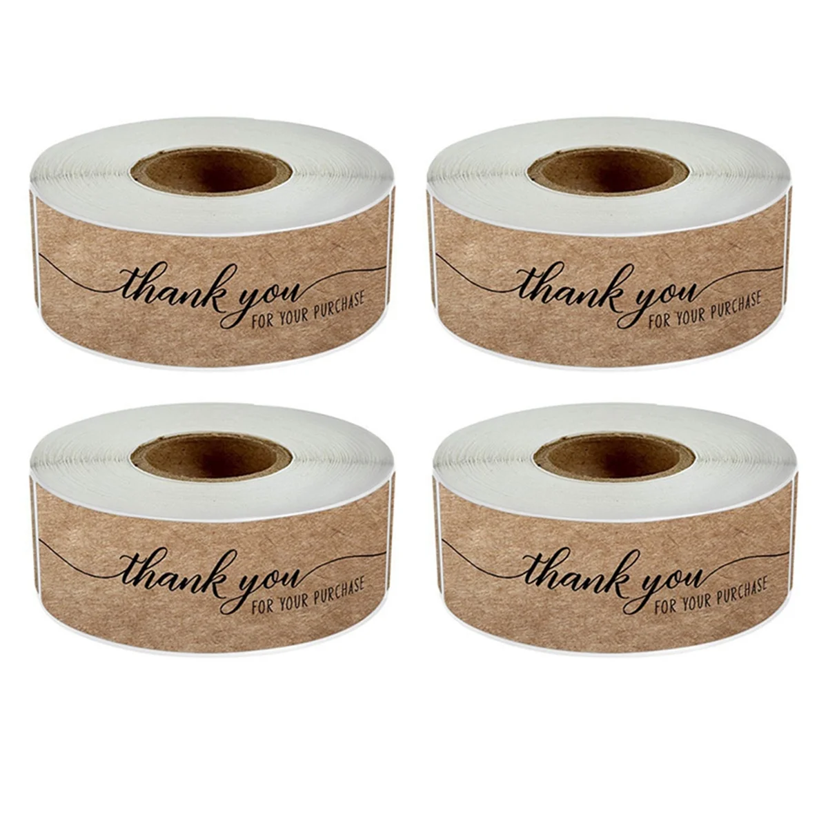 1440Pcs Thank You Stickers Set, Thank You Stickers Label Roll Thank You for Envelope Retail Store 75X25mm