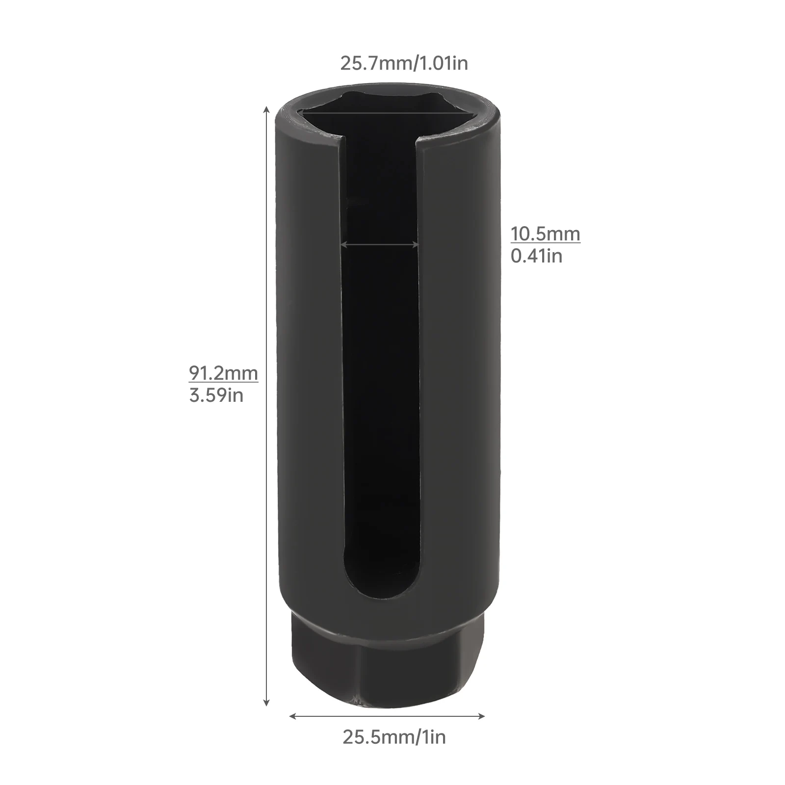 1/2 Inch Drive 7/8 Inch 6-Punts Auto Zuurstofsensor Mof Dopsleutel Verwijderen En Installatietool Voor De Meeste Auto 'S Reparatieset