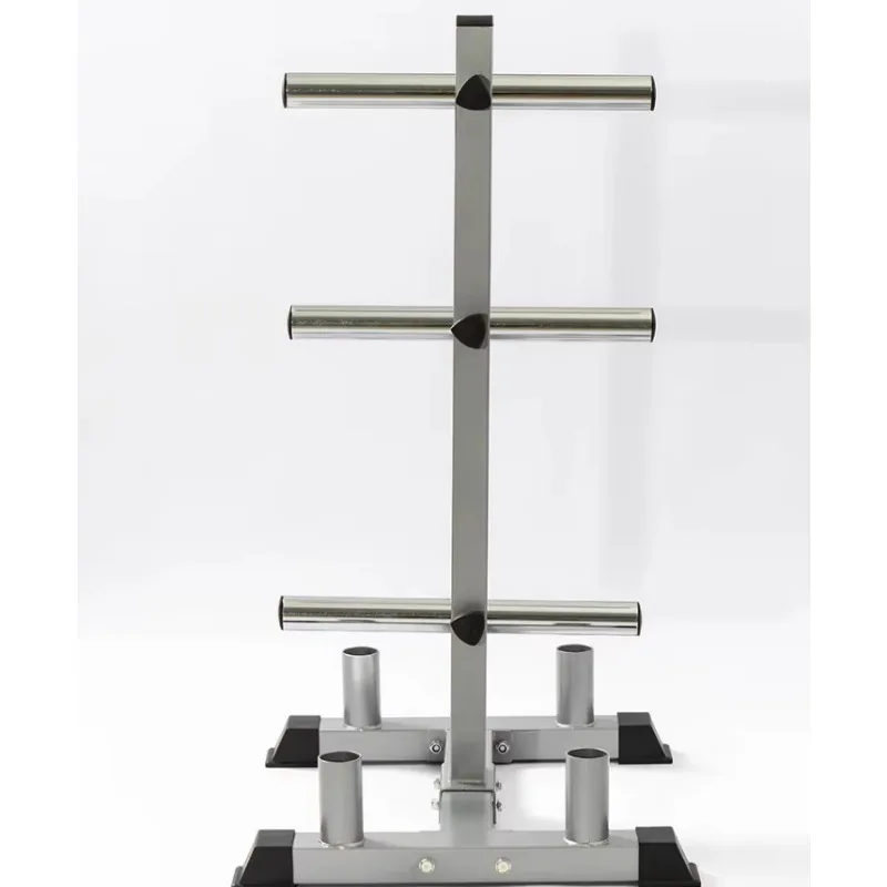 Weight Plate Tree & Barbell Bar Holder Gym Organizer Stand