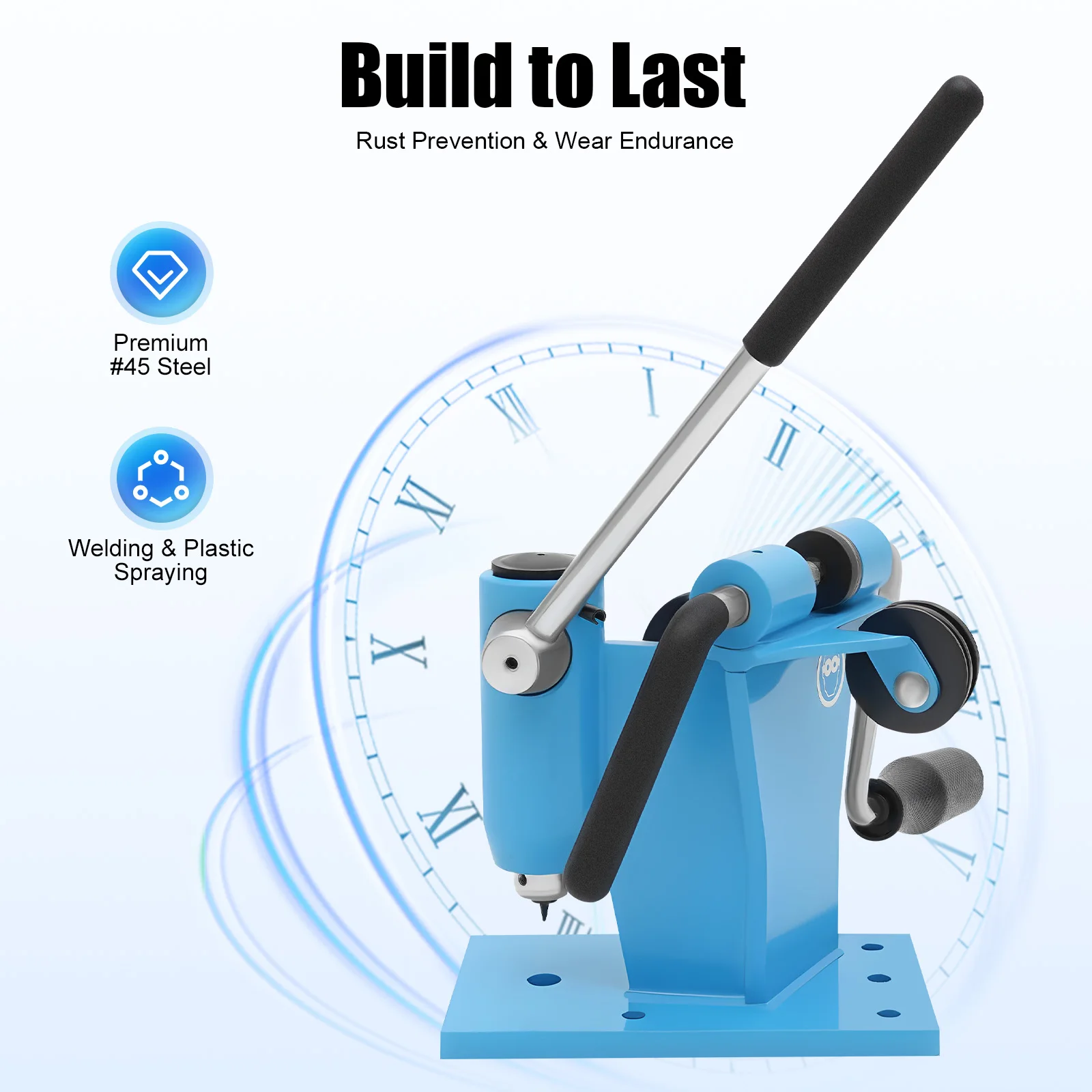 

2-in-1 Chain Breaker Tool with 3 Punches, #45 Steel Construction for Bicycle & Motorcycle Repair