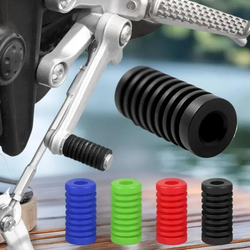 1 Piece Universal Pedal Kick Start Foot Pegs Pad Accessories Rubber Cover For Motorcycle Gear Shift Shifter Lever Foot Pad Tools
