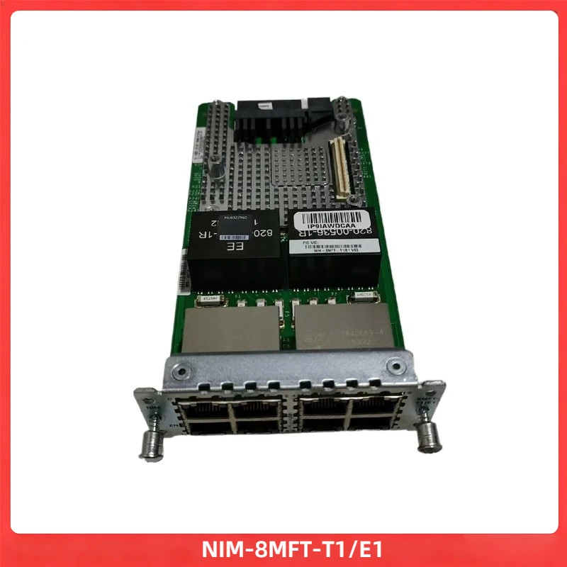 NIM-8MFT-T1/E1 Module Interface Card Used for ISR4000 Series Router Module Tested Well
