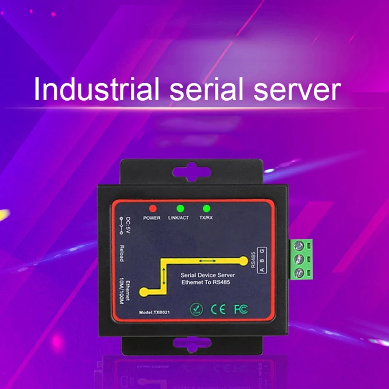 Modul Konverter Komunikasi Server Ethernet A93P Rs485 Ke Tcp/Ip