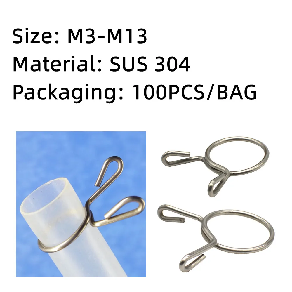 100PCS Oil Hose Cla…