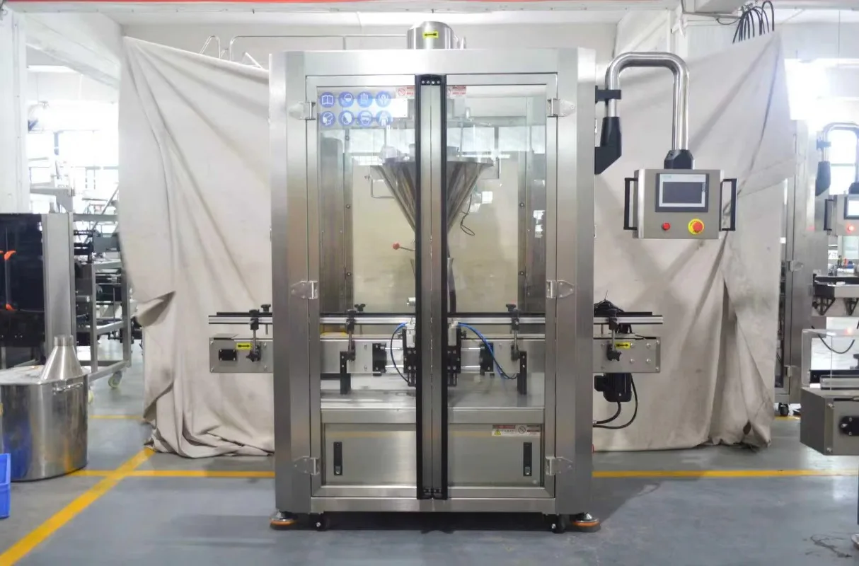 Fully Automatic Metering Powder Canning Machine Sterilized Canning Filling Sealing Labeling Baby Milk Powder Filling Machine